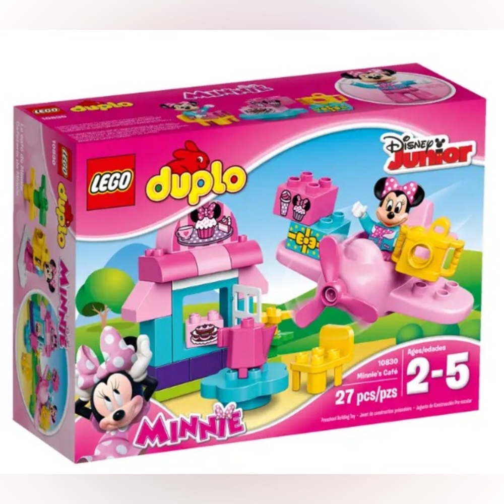 LEGO DUPLO Minnie’s Café Building Set - Pink and Yellow ** No Box**